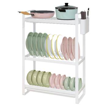 15 wide and narrow sink kitchen storage rack countertop bowls and chopsticks