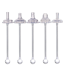 适配贝亲奶瓶吸管配件学饮鸭嘴奶嘴护唇重力球直饮吸管手柄宽口径