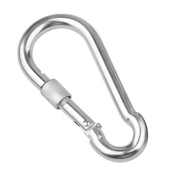 Carabiner outdoor rock climbing galvanized iron spring chain