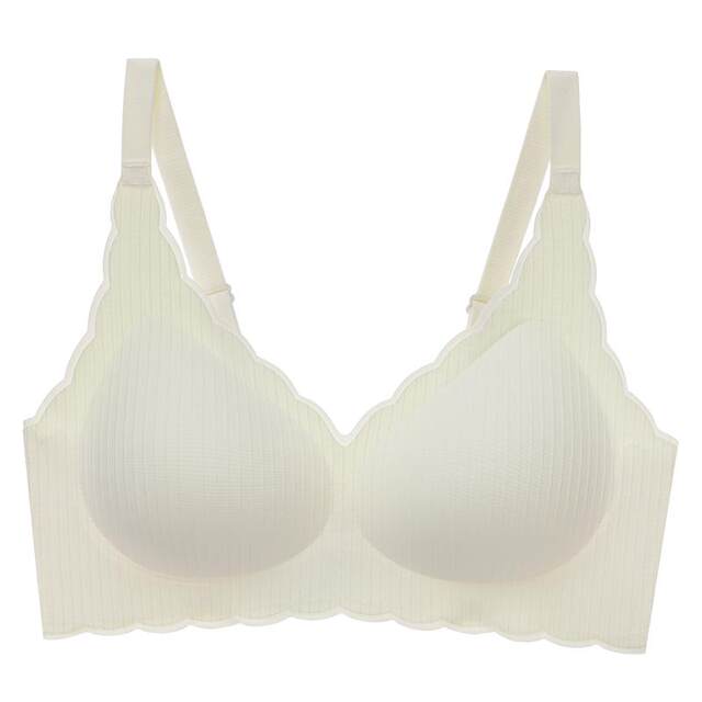 Cloudless underwear for women with small breasts gathered together fixed cup