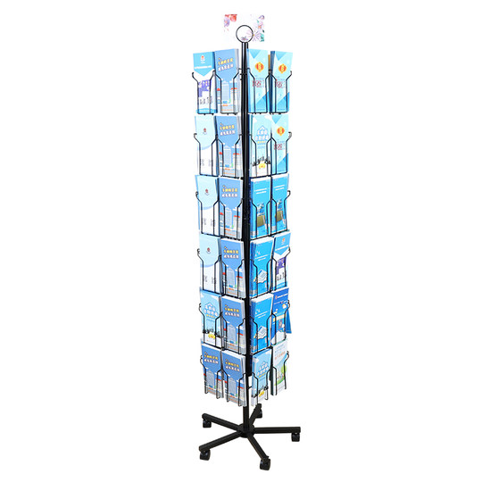 Zhanzhi Home Postcard information brochure rotary display shelf vertical folding newspaper magazine shelf landing