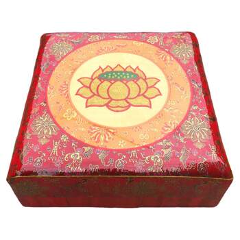 Kneeling Mat for Home Use, Worship Mat for Bowing, Kneeling Mat, Worship Stool, Worship Chair, Square Lotus Kneeling Mat for Buddhist Temples and Monasteries