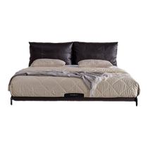 (Pay deposit on Sister K’s Double 11) Modern and simple leather soft bed at Mousse official flagship store