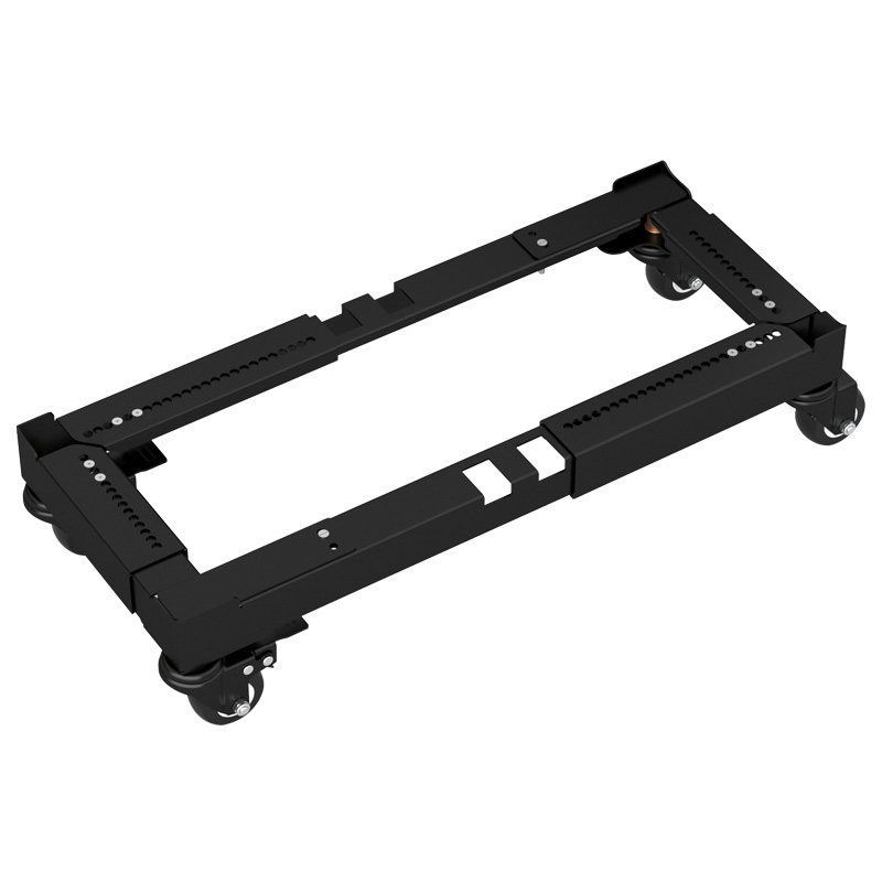 Host bracket office height storage tray chassis base