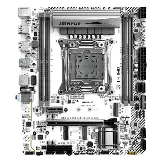 Jingyue X99ARGB desktop computer white motherboard