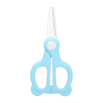 Complementary food scissors for babies special baby ceramic meat-cutting food portable take-out small scissors kitchen scissors for children