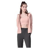 Camel Outdoor Yoga Suit Womens Sunscreen Summer Running Fitness Clothing Professional Gym Sports Suit Five Sets