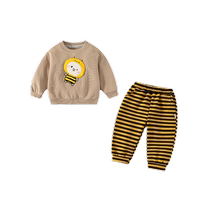 Boys suits autumn clothes 2024 new handsome baby sweatshirts childrens pants spring and autumn childrens clothes two-piece set