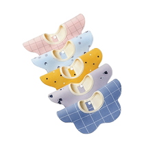 Baby pure cotton bib newborn waterproof spittooth gauze bib 0 to 3 months baby boy summer bib