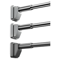 No punching telescopic clothes drying rod balcony clothes drying rack bedroom curtain rod dormitory clothes hanging rod bathroom shower curtain rod
