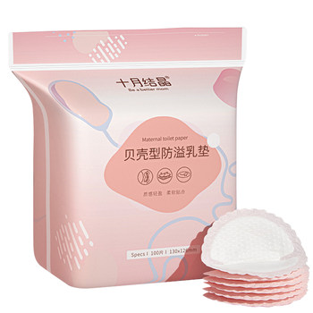 October crystallization disposable breast-feeding pad