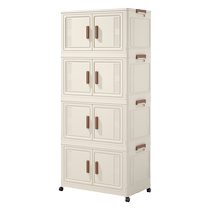 Installation-free storage cabinet storage cabinet household storage foldable wardrobe baby childrens clothes storage box autumn and winter