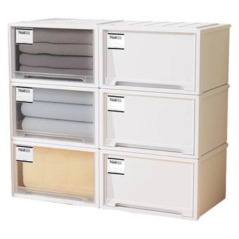 Household storage box drawer type plastic large capacity