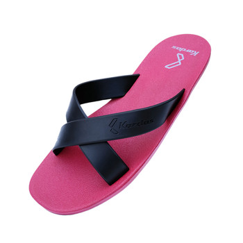 Thailand Imported Rubber Slippers Kardas Flip-Flops for Men and Women ins Trendy Outer Wear Couple Beach Non-Slip Sandals