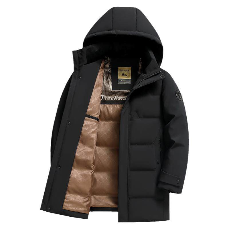 Yalu business casual detachable hood down jacket for men
