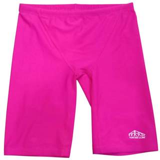 水立方浩沙25新款男童青少年五分游泳裤黑色玫红降阻高弹训练比赛