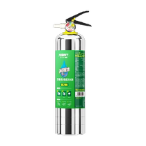 Flame guerrier acier inoxydable 2kg eau sèche en poudre - extincteur à base de magasin domestique pour véhicule anti-corrosion incendie équipement de feu