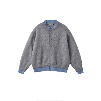 Solid color fitclean fake two piece couple knitted sweater Solid color fitclean fake two piece couple knitted sweater