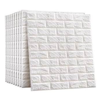 Wallpaper foam brick self-adhesive 2024 new three-dimensional wall stickers