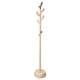 The double-layer solid wood base is a stable and anti-bulging clothes hanger.