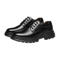 Pull-back leather shoes for men 2024 new formal business soft sole casual breathable mens British grooms wedding shoes for men