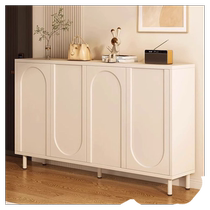 Nanyun French cream style shoe cabinet home extended entry shoe storage thickened room storage cabinet solid wood shoe rack
