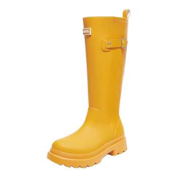 Camel high-looking rain boots outdoor shoes classic wading shoes