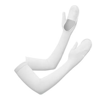 Banana finger sleeves, ice silk cool feeling, outdoor sun protection for women