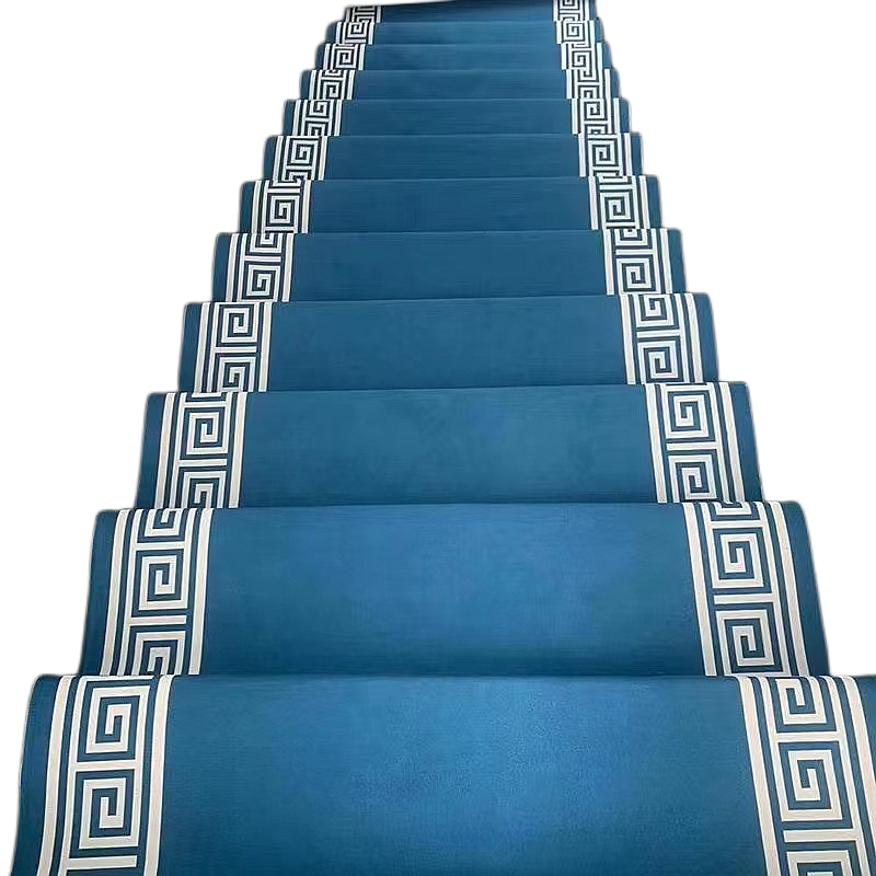 Stair carpet self-adhesive glue-free soundproofing and stain-resistant