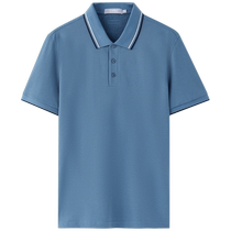 (Mulberry silk) Goldlion 2024 spring and summer new short-sleeved lapel POLO shirt colorful business casual T-shirt for men