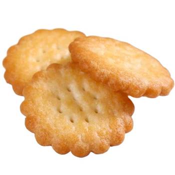 Sea salt japanese round pancakes original flavor round pancakes casual snacks crackers wholesale meal replacement biscuits