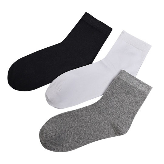 【20双装】袜子男士中筒袜春秋四季款防臭吸汗长筒袜潮流篮球运动