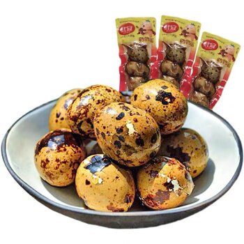 Wu guan quail eggs are braised, mellow and chewy.