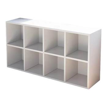 Grid cabinet storage cabinet bookcase shelf store shelf floor-standing bookcase