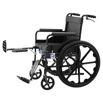 Lightweight foldable wheelchair for fractures, specially designed for national subsidies for young and old children, with a seat and a leg lift for walking