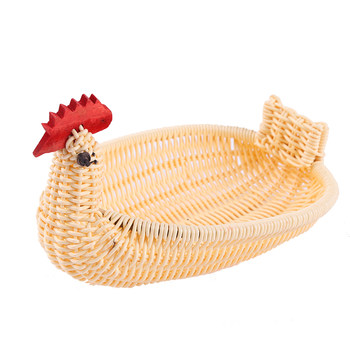 Wicker woven basket handmade storage basket egg basket