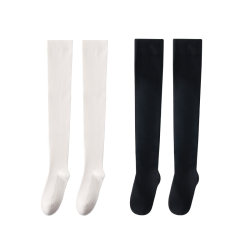 Stressed calf socks female summer stress skin -stretch jk sock socks over knee socks, high tube black Korean version of stockings