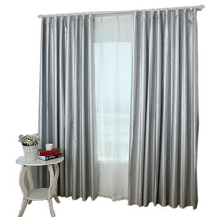 Full blackout curtain sunshade cloth bedroom balcony simple no punching installation sunscreen heat insulation artifact strong shading