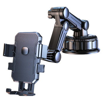 Mobile phone car mount 2024 new car truck shockproof support rack large truck charging vacuum folding