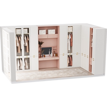 Lins whole house custom-made walk-in cloakroom master bedroom dressing cabinet cloakroom wardrobe combination custom-made