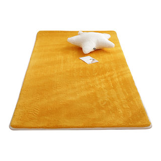 Thick plush anti-slip particle bottom and durable edging