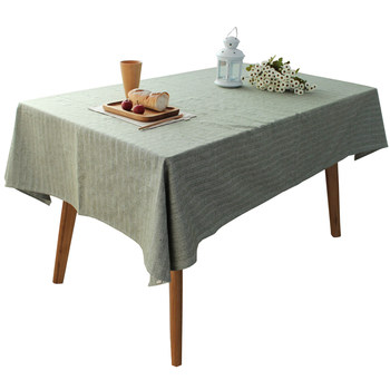 Modern simple japanese striped tablecloth cotton linen tablecloth Modern simple japanese striped tablecloth cotton linen tablecloth