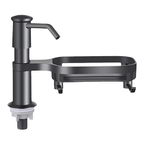 Sink detergent press artifact kitchen soap extender dish basin rack detergent bottle press