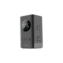 Bull small power cabin 67w gallium nitride fast charging digital display socket USB desktop office wiring board plug-in plug-in row 301
