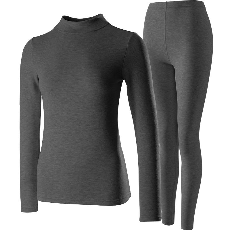 Cashmere silk de velvet heating luxury thermal suit
