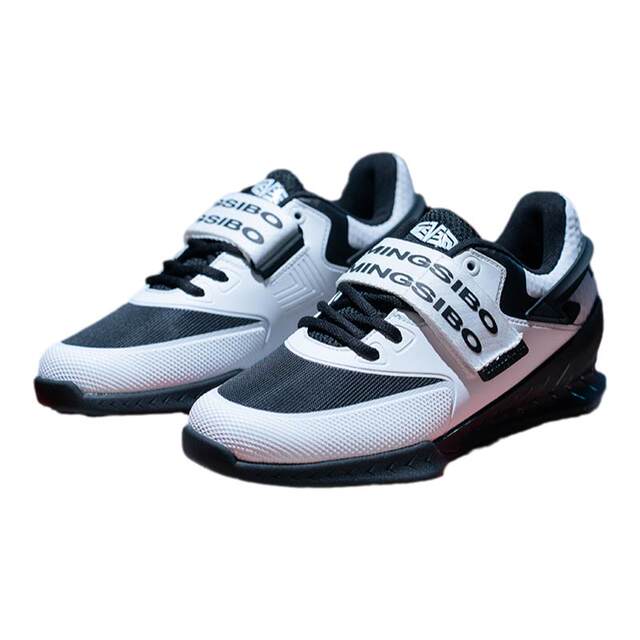 Mingsibo gym weightlifting strength shoes low-cut men's squat training deadlift balance professional competition wear-resistant and non-slip