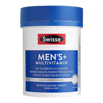 Swisse men's multivitamin and mineral supplement 120 ແຄບຊູນ