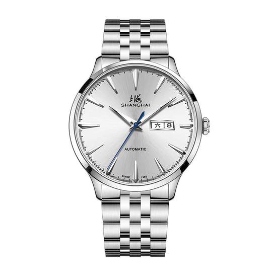 Shanghai Markenuhr Herren vollautomatische mechanische Uhr Dreizeiger