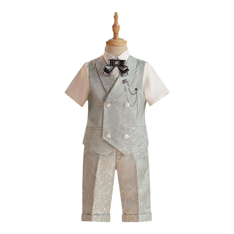 Little suit boy suit flower girl birthday dress