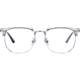 Sven half-rim myopia glasses professional online fitting